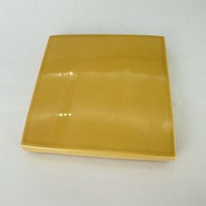 Pottery Barn Trivet Yellow Tile Vintage Made in Italy
